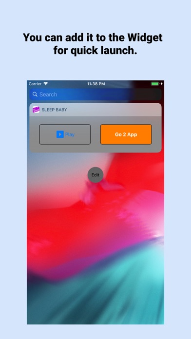 Sleep Baby Widget screenshot 2