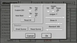 Game screenshot iDiveScore apk