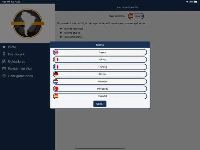 Bildschirmfoto 2 Libertadores en vivo 2020 iphone