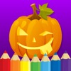 Icon Coloring book : Draw Halloween