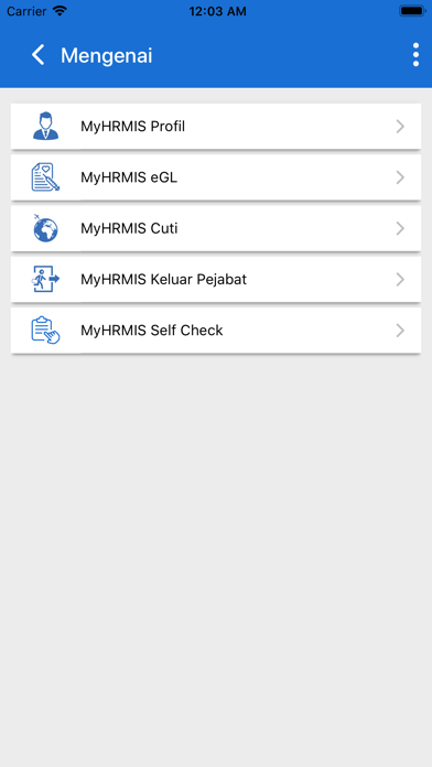 How to cancel & delete MyHRMIS Cuti from iphone & ipad 4