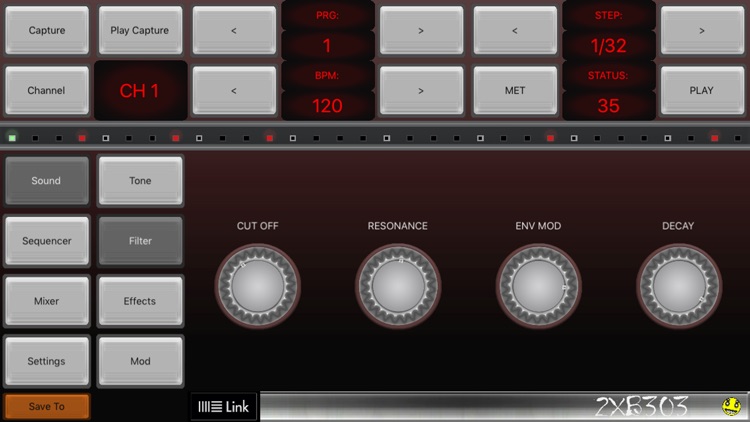 2XB303 Bass Sequencer EDM-303
