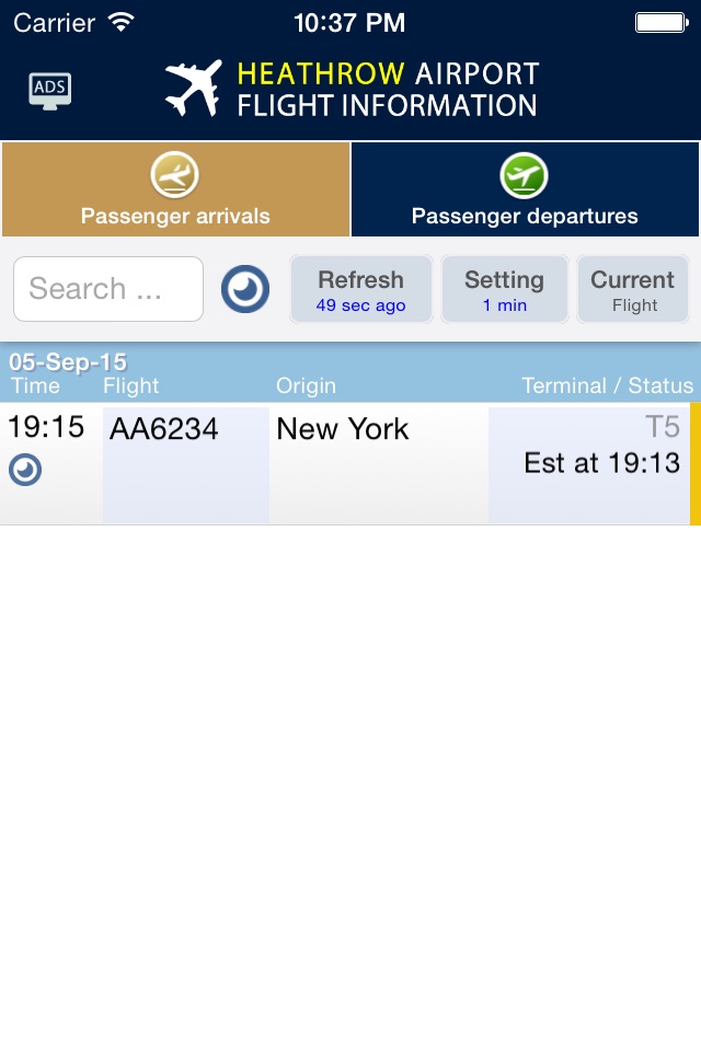 Heathrow Flight Info. Lite screenshot 4