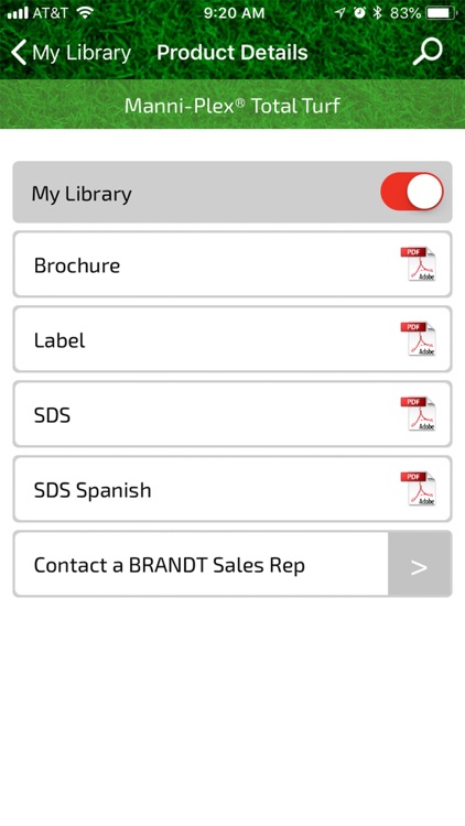 BRANDT Turf Product Finder screenshot-3