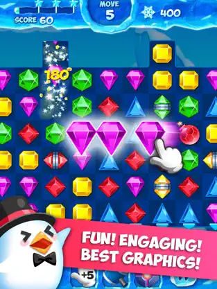 Captura de Pantalla 2 Jewel Ice Mania: Match3Puzzle! iphone
