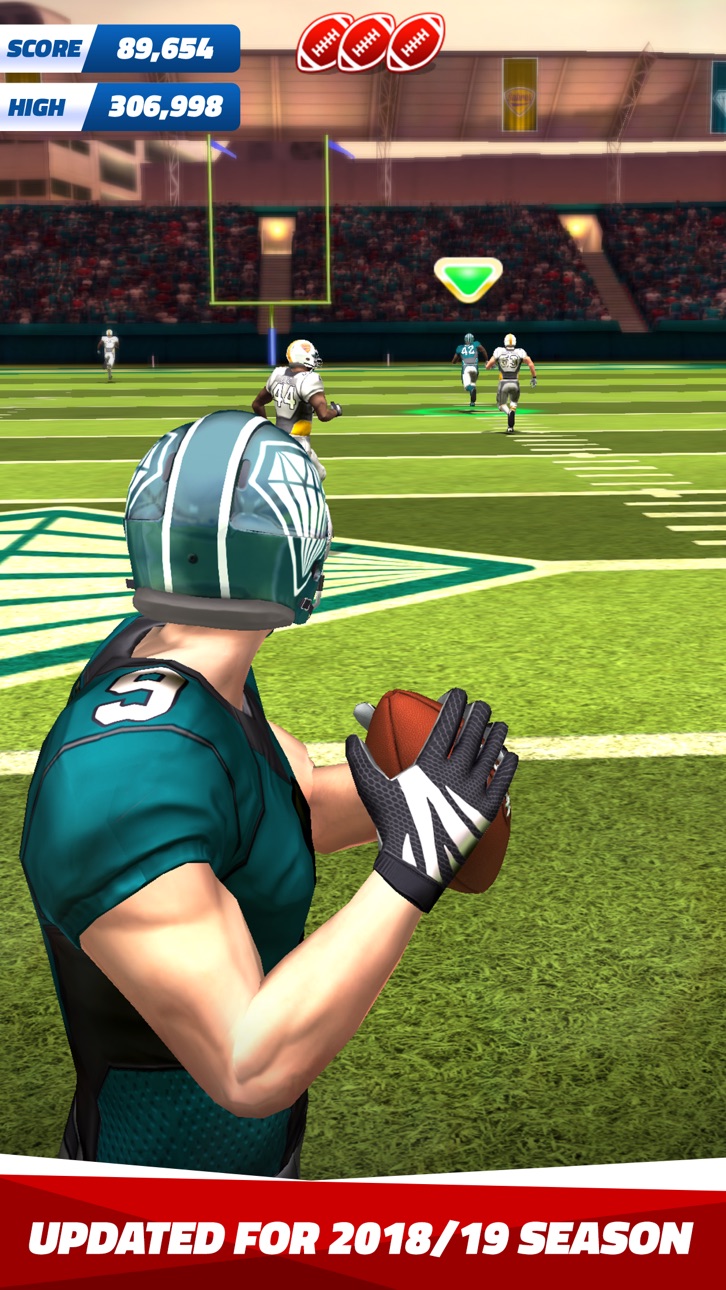Flick Quarterback 19 - Free Hack screenshot 1 - iOS game interface