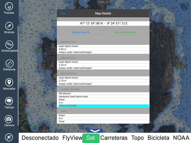 Captura de tela 2 AIS Maps: Marine & Lake charts iphone