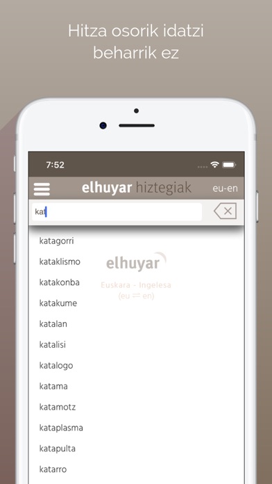 How to cancel & delete Elhuyar Hiztegiak from iphone & ipad 3