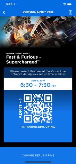 Universal Orlando Resort™ app screenshot