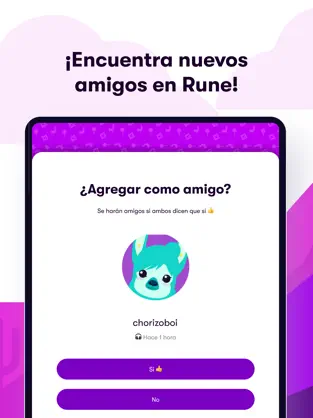 Capture 1 Rune - Amigos y chat de voz iphone
