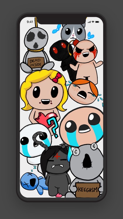 Isaac Stickers Pack