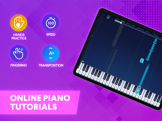 Piano Lessen via OnlinePianist iPad app afbeelding 2