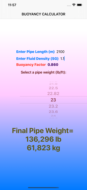 Buoyancy Factor Calculator(圖2)-速報App