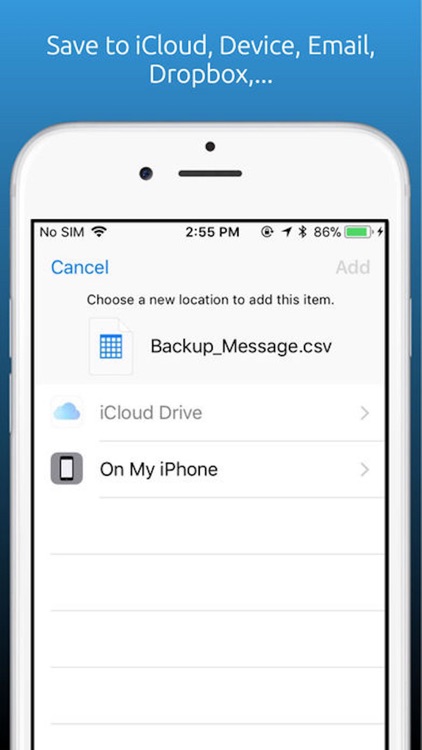 Text Message Backup & Export