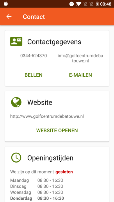 How to cancel & delete Golfcentrum de Batouwe from iphone & ipad 1