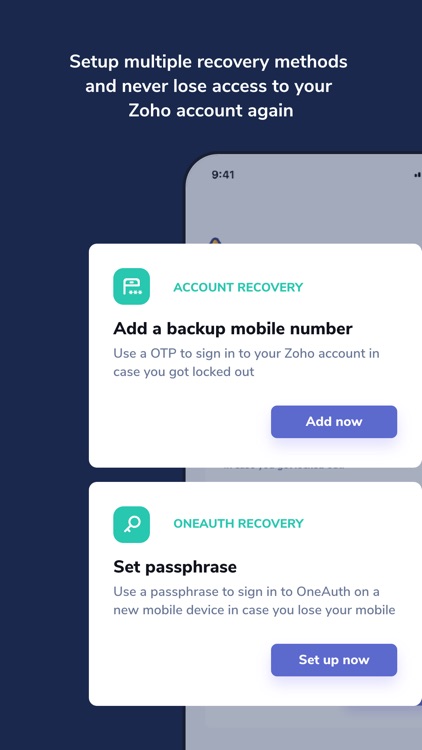 Zoho OneAuth screenshot-4
