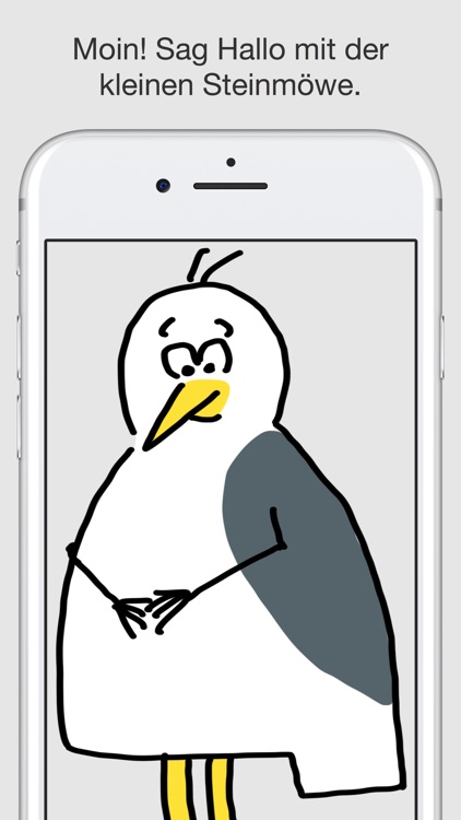 Steinmöwen Sticker