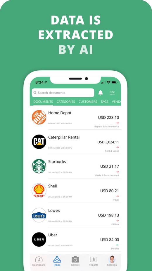 【图】Veryfi Receipts OCR & Expenses(截图3)