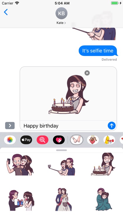 Young Couple Life Stickers screenshot-3