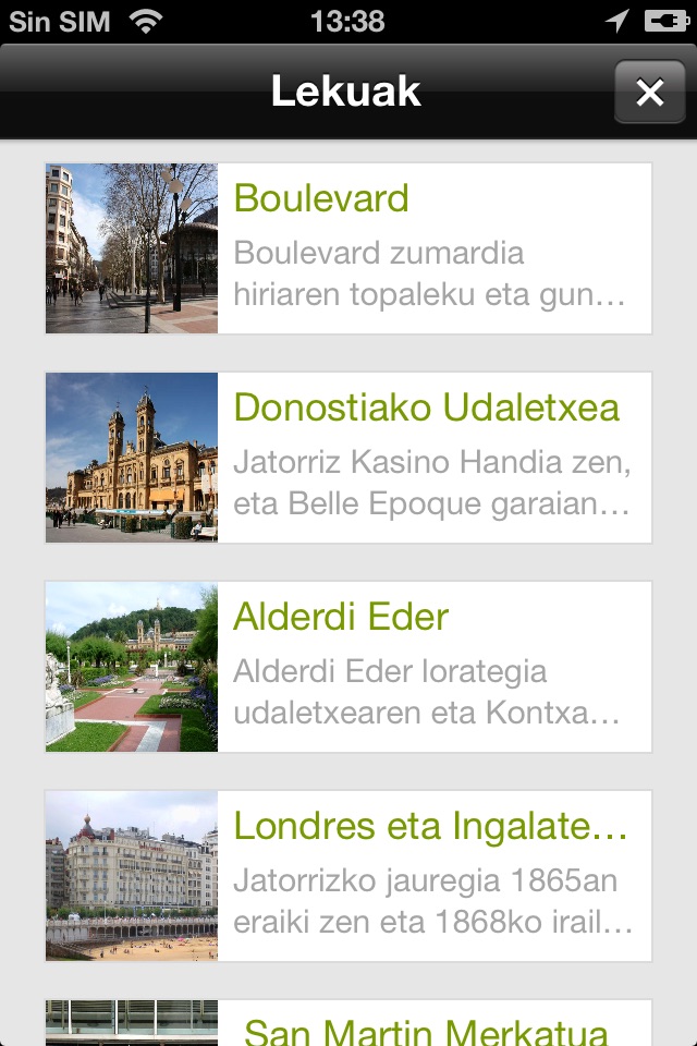 Donosti App screenshot 3