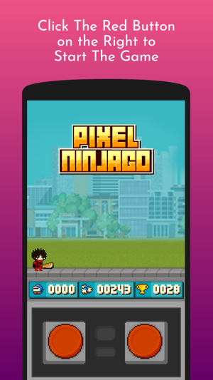 Pixel Ninja Go Bounce 2D