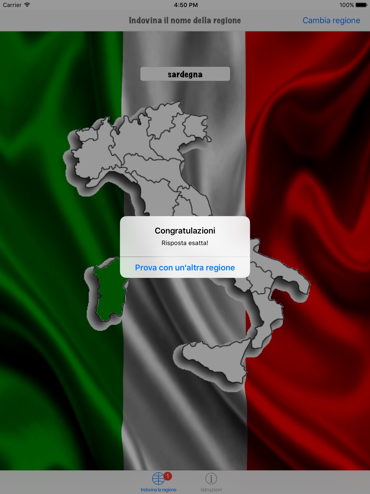 Indovina la Regione HD Light screenshot 2