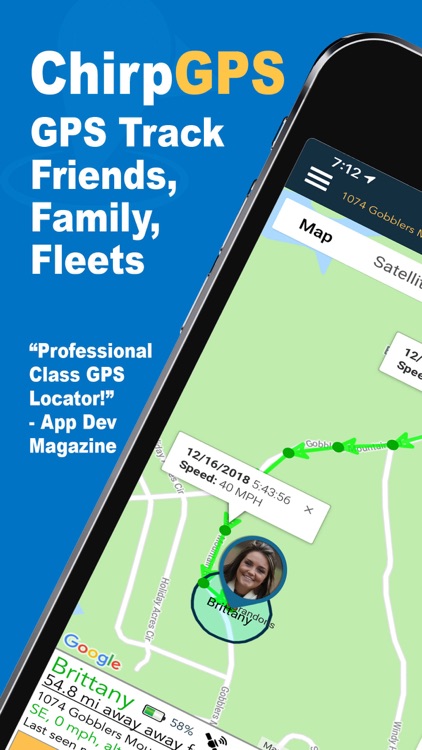 GPS Tracker - Locator ChirpGPS screenshot-0