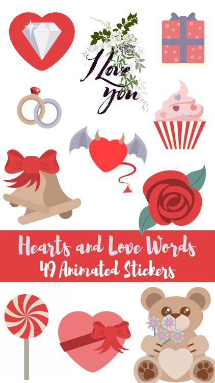 Love & Heart  Animated Sticker