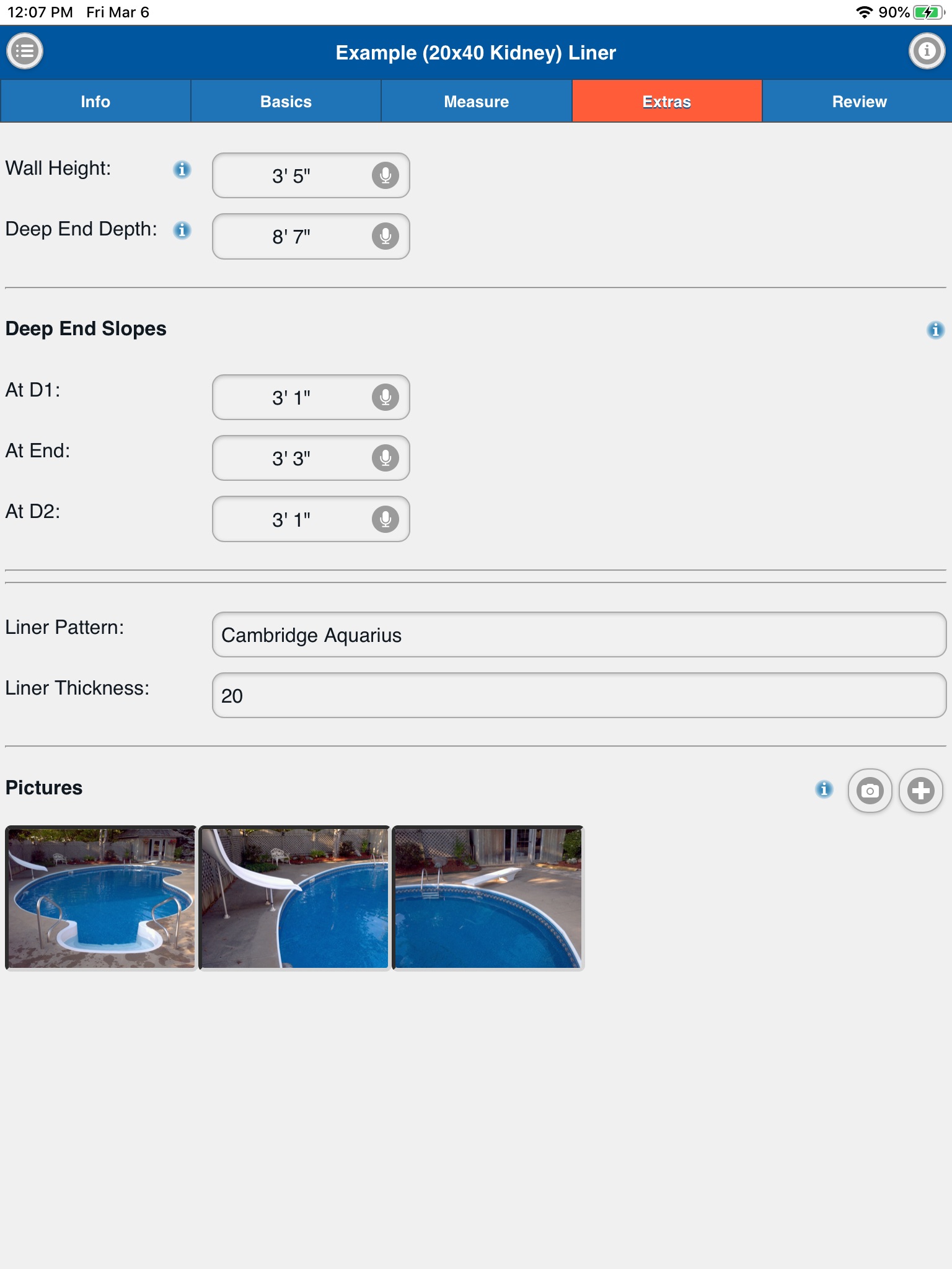 i-Measure My Pool screenshot 2