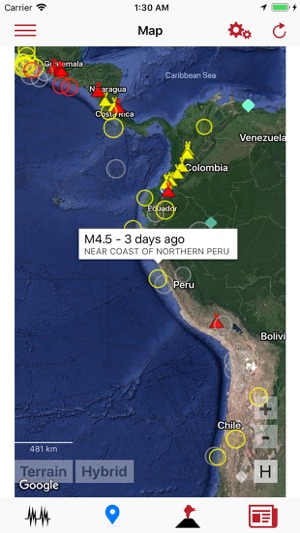 Volcanoes & Earthquakes(圖2)-速報App