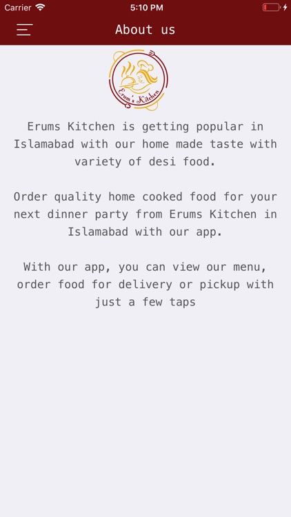 Erum's Kitchen screenshot-3