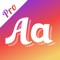 The best Pro version of Font Keyboard app with stylish and creative fonts to make your Instagram and Snapchat stories more attractive and get your Facebook posts to stand out