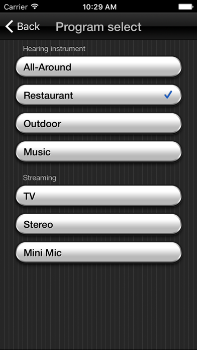 ReSound Control screenshot 2