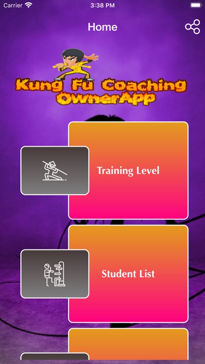 Kung Fu Coaching OwnerApp