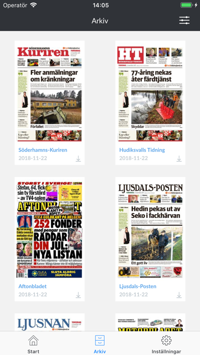 Söderhamns-Kuriren e-tidning screenshot 2