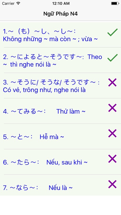 Ngữ pháp Tiếng Nhật JLPT N4