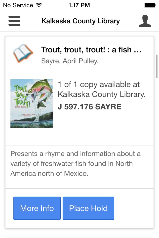 Kalkaska County Library screenshot 3