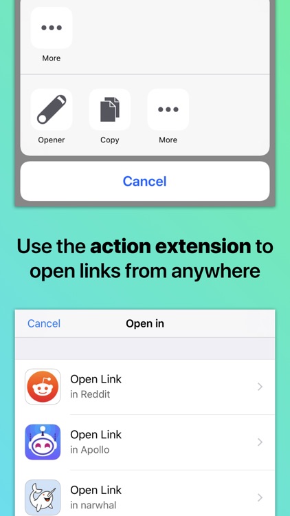Opener ‒ open links in apps
