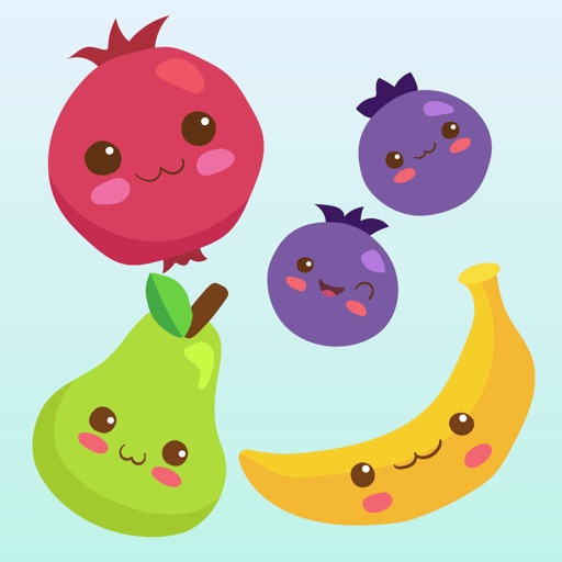 Kawaii Fruits And Vegetables iOS App
