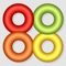 Color rings is a simple tap-to-play puzzle game where the goal is to clear the board