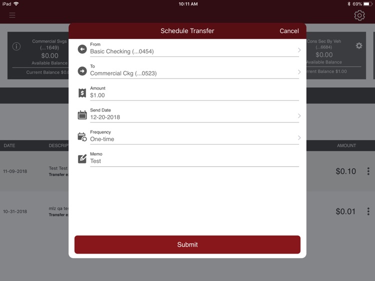 Federation Bank Biz for iPad screenshot-4