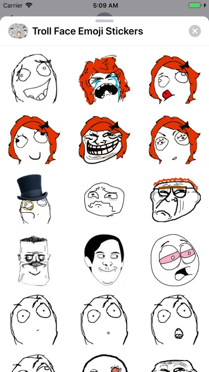 Troll Face Emoji Stickers screenshot-6