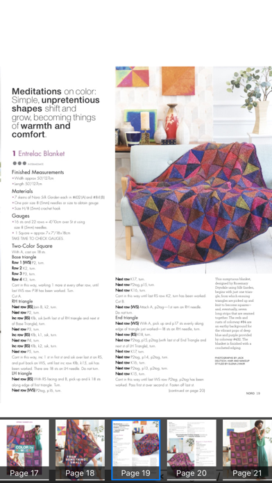 NORO Knitting Magazine screenshot 4
