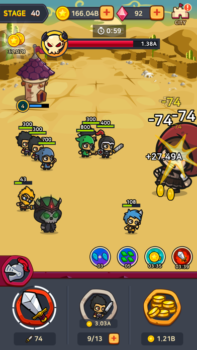 Merge Battle Heroes screenshot 3