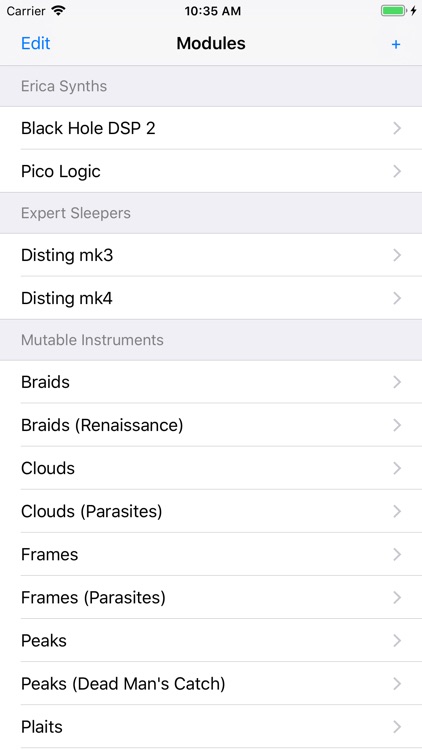 Synth Modes