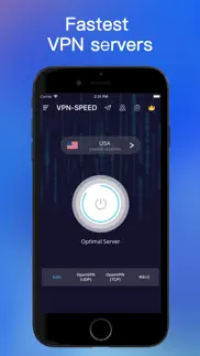 vpn speed-fast unlimited proxy iphone screenshot 1