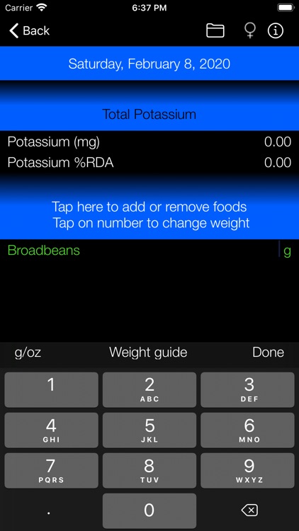 Potassium Counter and Tracker