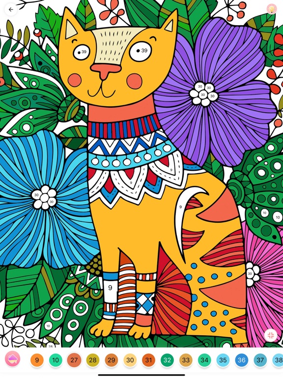 Color By Number - Fun Coloringのおすすめ画像9