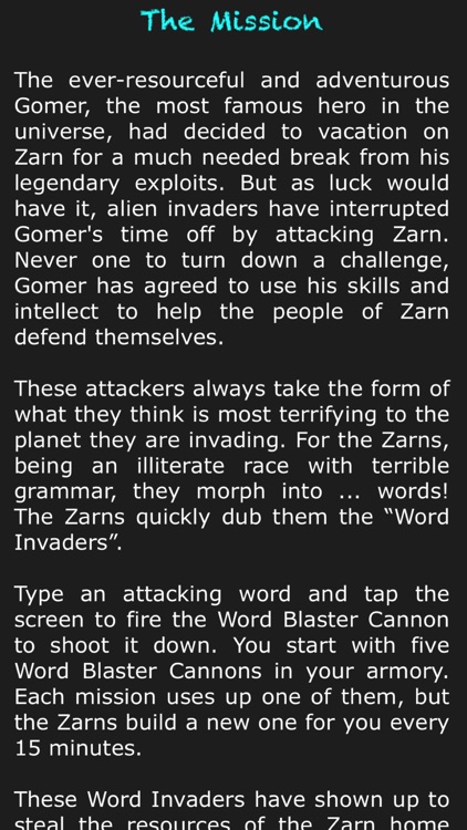 Gomer vs The Word Invaders