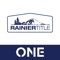 RainierAgent ONE, brought to you by Rainier Title, is City/County Specific Closing Cost app that comes preloaded with calculations and closing costs for Real Estate Professionals